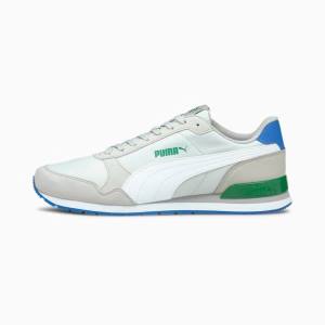 Puma ST Runner v2 NL Men's Sneakers Grey / White / Green / Royal | PM831ITR